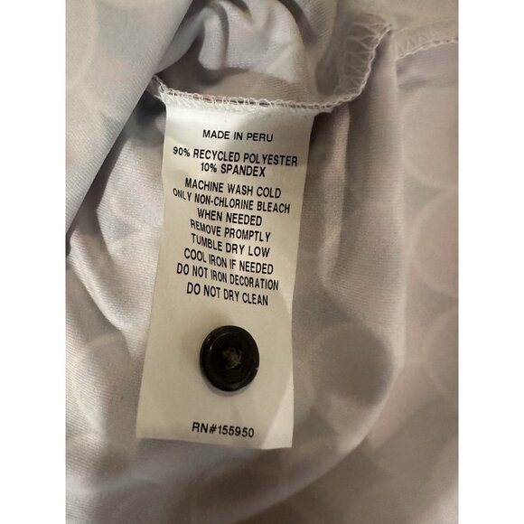 GREYSON Mens M MEDIUM POLO SHIRT BEAUTY & PROTECTION WINDFLOWER PURPLE GOLF - Picture 4 of 6